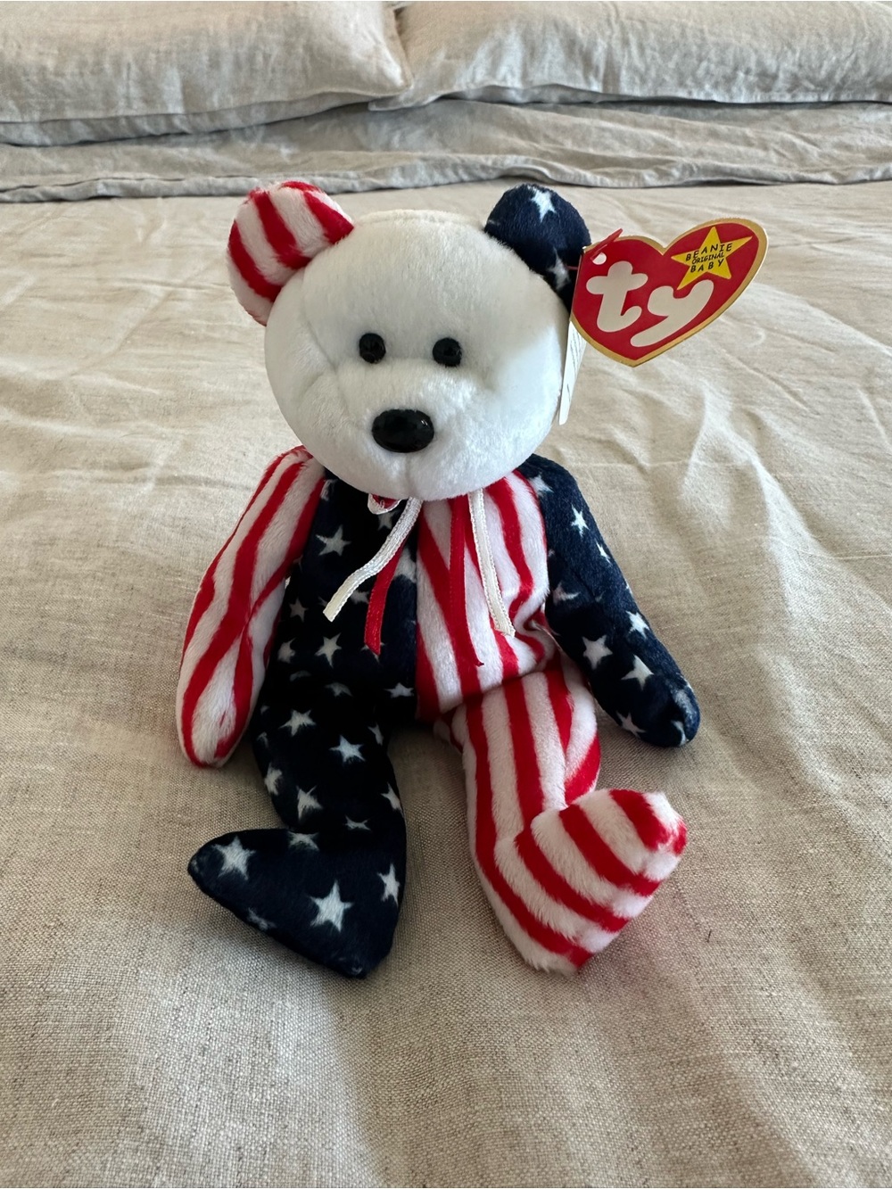 Spangle Bear Beanie Baby
